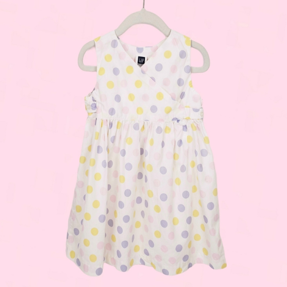GAP Baby Girls Polka Dots Dress